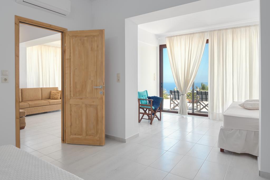 Sea Views At Villa Anemomylos With Heated Pool, Ping Pong And Tennis Agia Pelagia Eksteriør billede