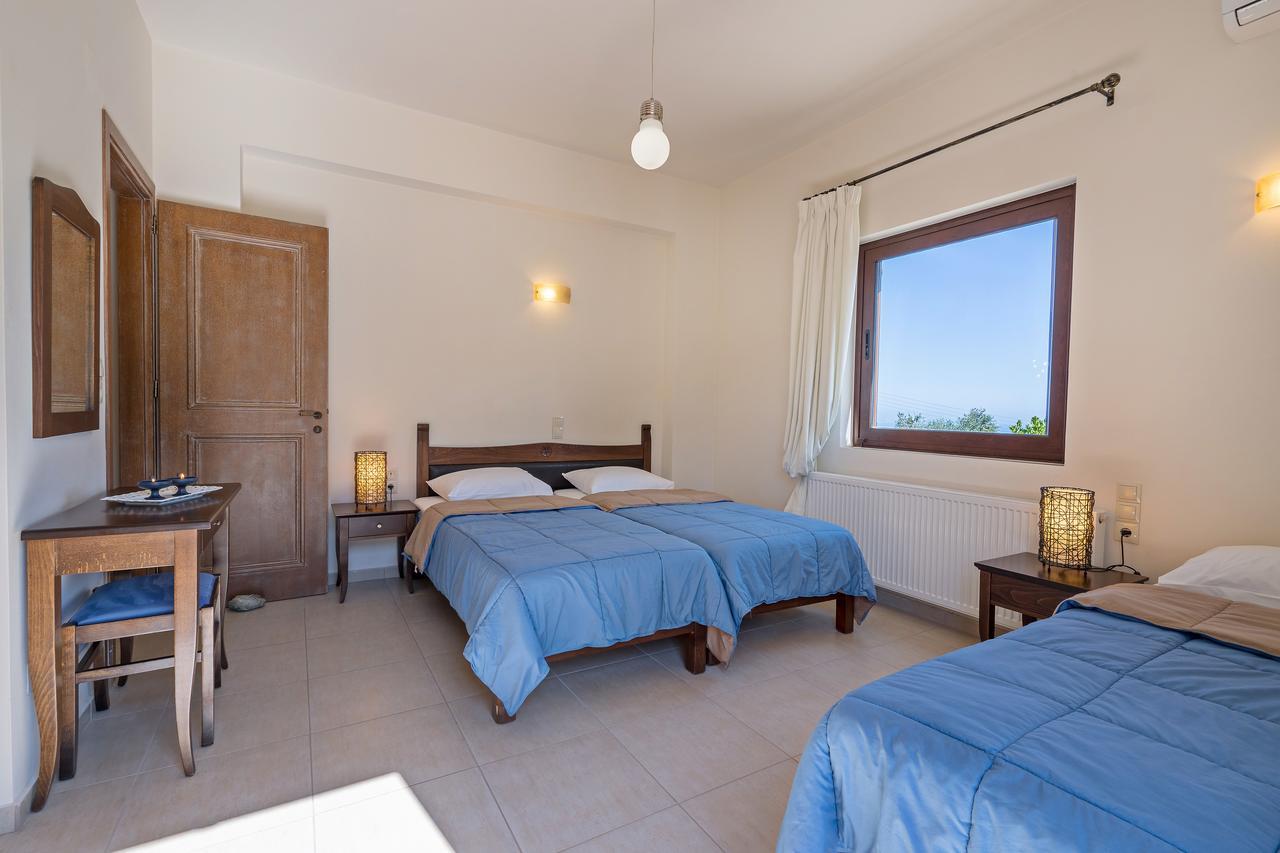 Sea Views At Villa Anemomylos With Heated Pool, Ping Pong And Tennis Agia Pelagia Eksteriør billede