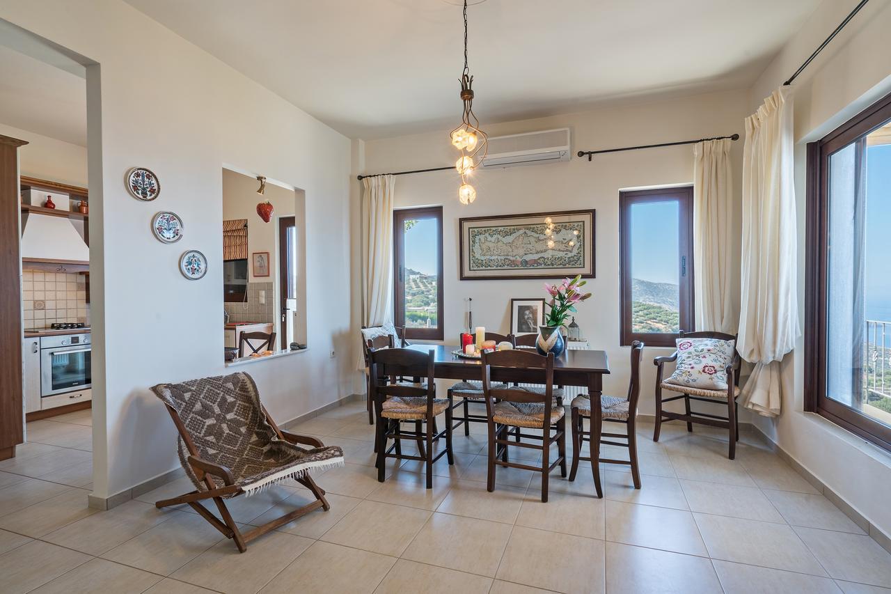 Sea Views At Villa Anemomylos With Heated Pool, Ping Pong And Tennis Agia Pelagia Eksteriør billede
